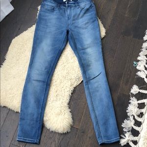 Kenneth Cole skinny starchy jeans